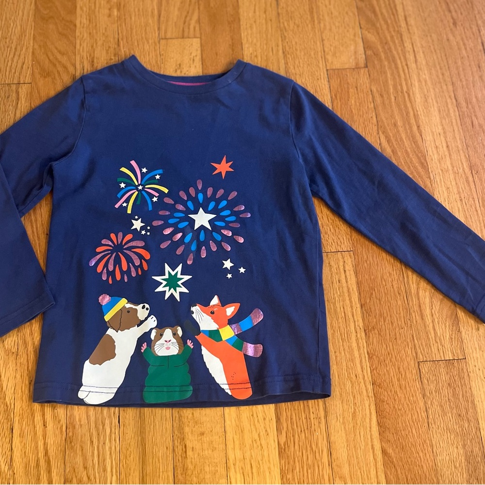 Mini Boden long sleeve shirt 6/7